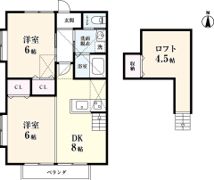 リゾート三日月 E棟の間取り画像