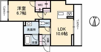 ソレイユコート中仙道の間取り画像