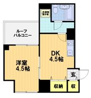 エスポワール西京極の間取り画像
