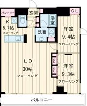 レジディア東桜Ⅱの間取り画像