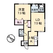 ヴィラ岩原の間取り画像