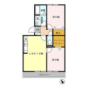 ハイカムールST秀の間取り画像