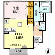フォレスタ類家 Bの間取り画像