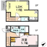 パークサイド柱Ⅱの間取り画像