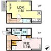 パークサイド柱Ⅱの間取り画像
