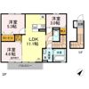コンフォーティア三城Ⅱの間取り画像