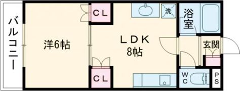 セジュール下南部の間取り画像