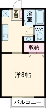 桜ヴィレッジAの間取り画像