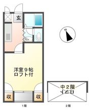 第3飯茂ハウスの間取り画像