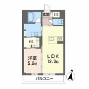 コンフォートベレオ侍町の間取り画像
