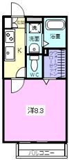 パラストy Ⅲの間取り画像