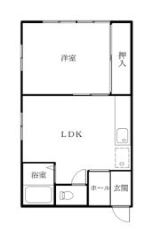 コーポK－1の間取り画像