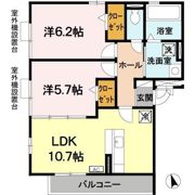 リヴィエール諏訪森の間取り画像