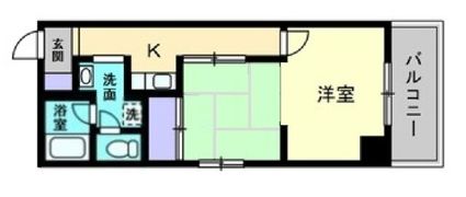 花園パークマンションの間取り画像