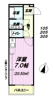 ベラヴィスタ春日部の間取り画像