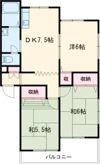 コーポサンシティCの間取り画像