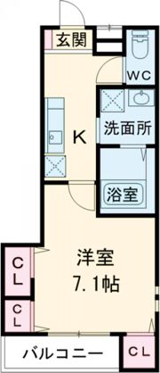 フジパレス堺香ヶ丘ウエストの間取り画像