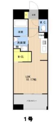 LIBTH博多駅南Ⅵの間取り画像