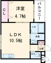 GARDENIA泉佐野大西の間取り画像