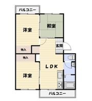 八千代中央レジデンス2号棟の間取り画像
