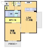 シャルレ9番館の間取り画像