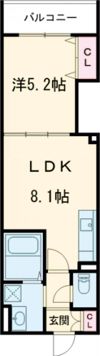 ピレーネ北条Ⅱの間取り画像