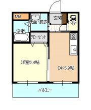 プロムナードⅢの間取り画像