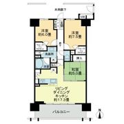 レーベン松山一番町 THE TOWERの間取り画像