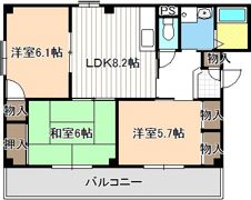 エスペラール明正の間取り画像