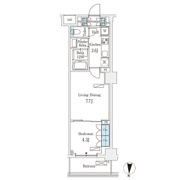 フロンティアレジデンス錦糸公園の間取り画像