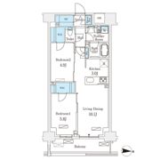 フロンティアレジデンス錦糸公園の間取り画像