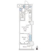 フロンティアレジデンス錦糸公園の間取り画像