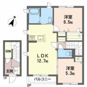 シャーメゾン ミュウの間取り画像