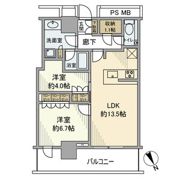 ザ・タワー十条の間取り画像