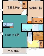 プリムヴェールBの間取り画像
