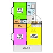 ロングライフ中田の間取り画像