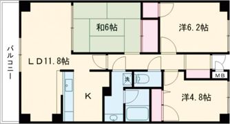 サーパス和合の間取り画像