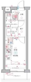 クレヴィスタ阪東橋の間取り画像
