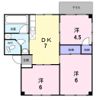 長浜ハイツの間取り画像