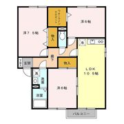 セジュールカトレアの間取り画像