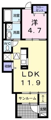 メルクの間取り画像