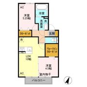 オペラハウス北代田の間取り画像