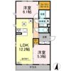 クオーレ B棟の間取り画像