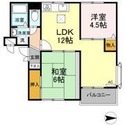 コンフォート杉山の間取り画像
