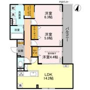 D-residence春日の間取り画像