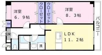 織花舘の間取り画像