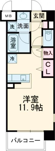 りんくうアドミラブルの間取り画像