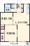 ファミール若松の間取り画像