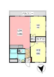 パークヒルズKの間取り画像