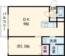 WEST BLUEの間取り画像